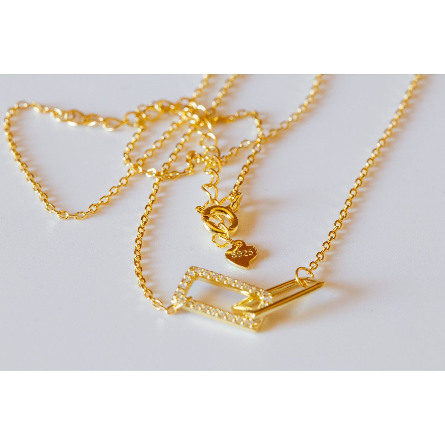 Geo Squares Necklace