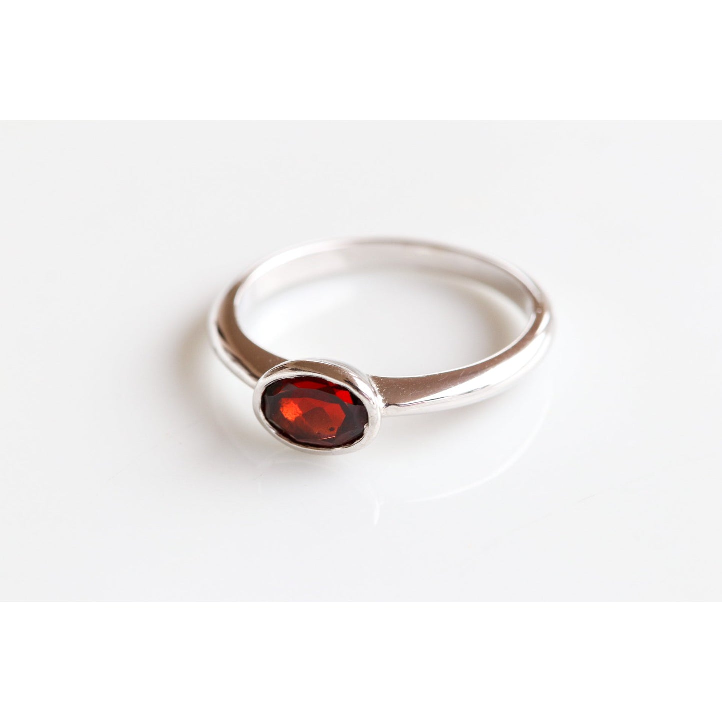 Oval Gemstone Ring