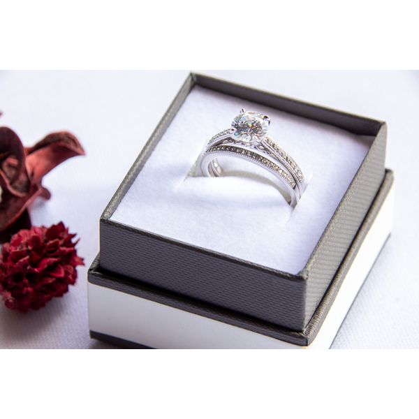 CZ Wedding Set