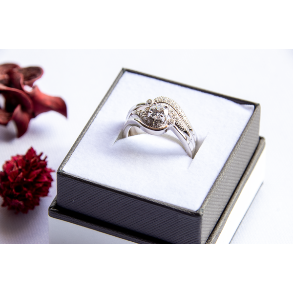 Angel CZ Wedding Set