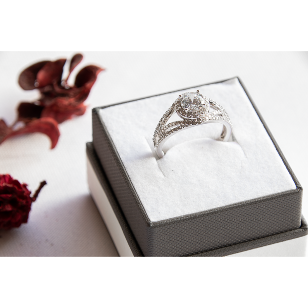 Dress Ring with CZ