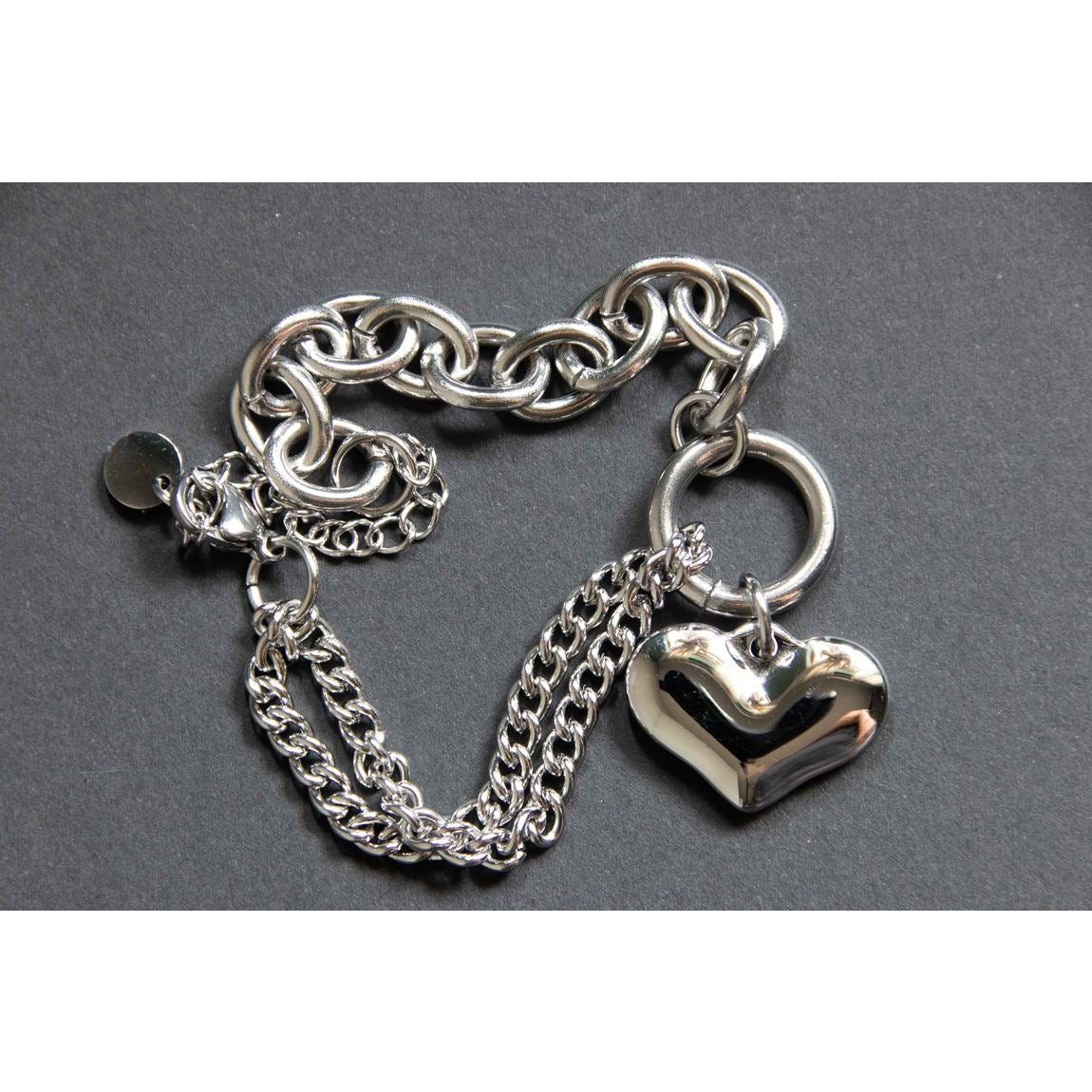 Glossy Heart Bracelet
