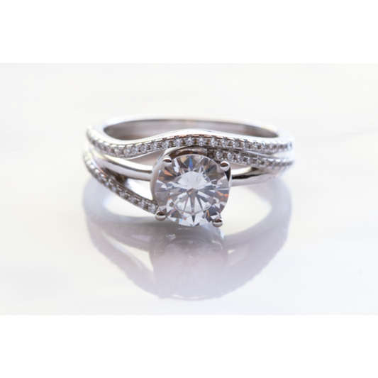 Kioo CZ Wedding Set