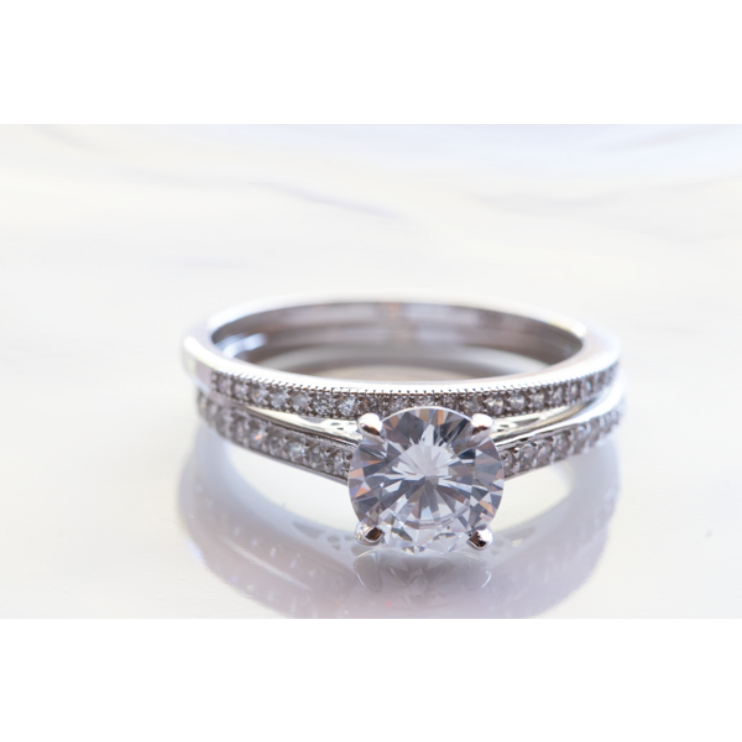 CZ Wedding Set