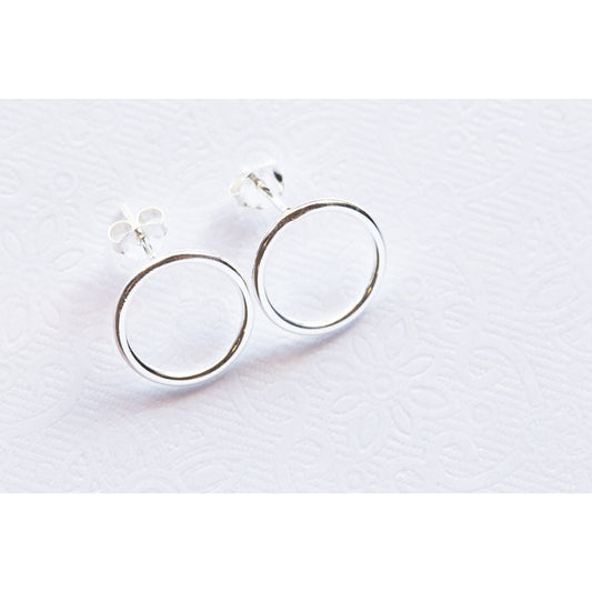 Circle Stud Earrings