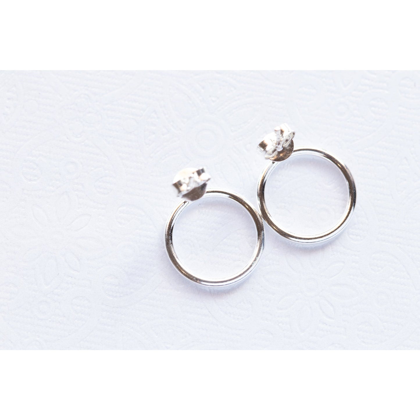 Circle Stud Earrings