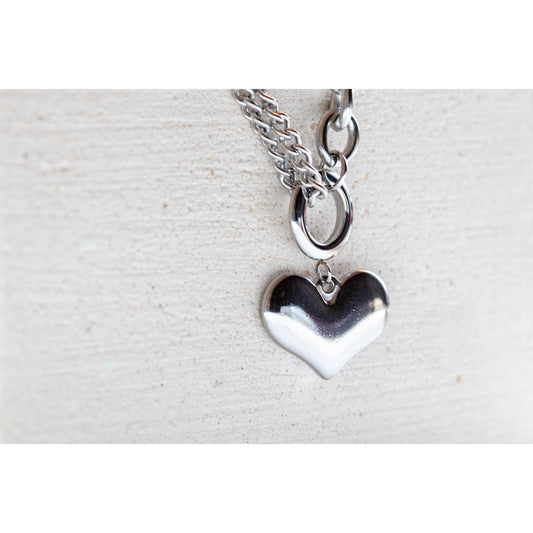 Glossy Heart Bracelet