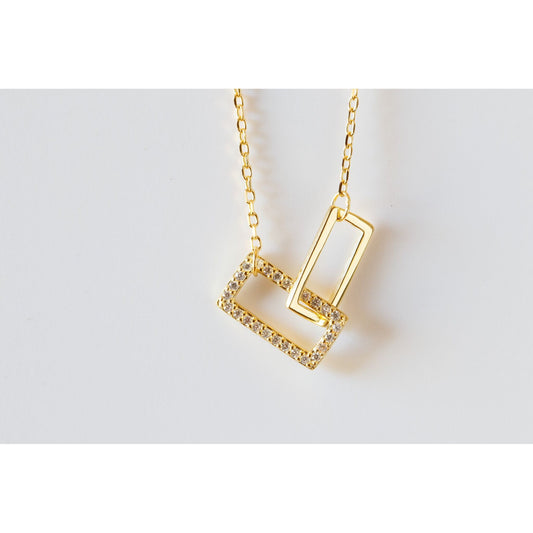 Geo Squares Necklace