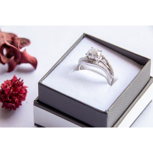 Kioo CZ Wedding Set