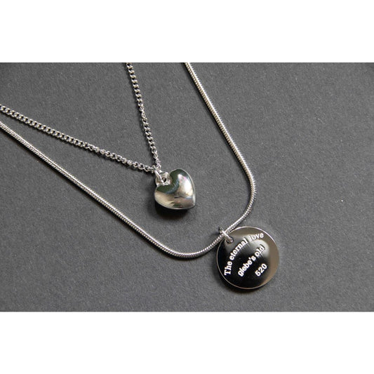 Heart Multi Strand Necklace