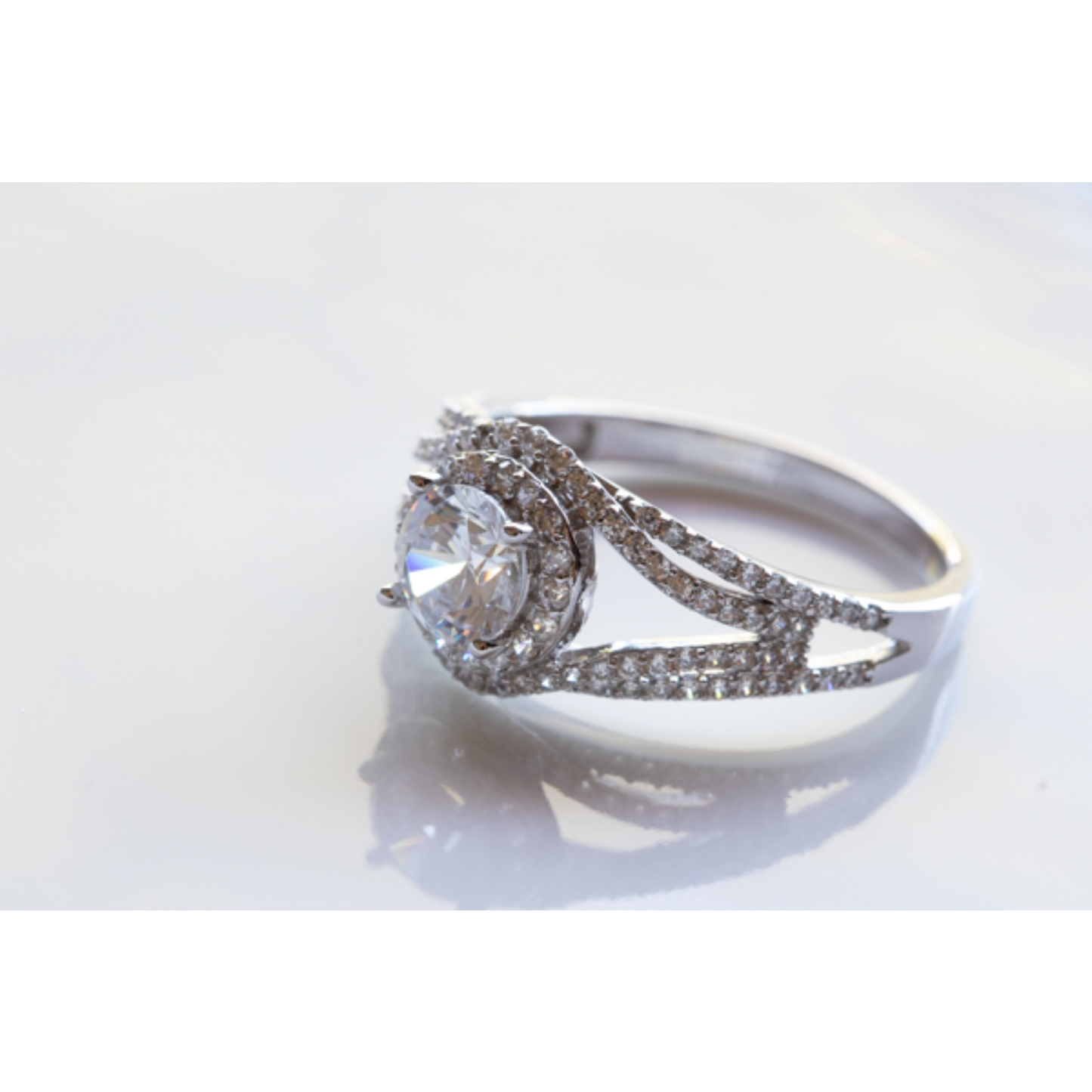 Dress Ring with CZ